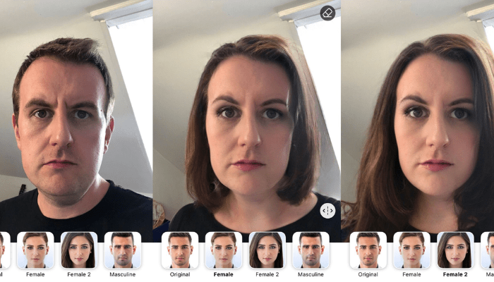 Cell phone filter that makes you bald - free app