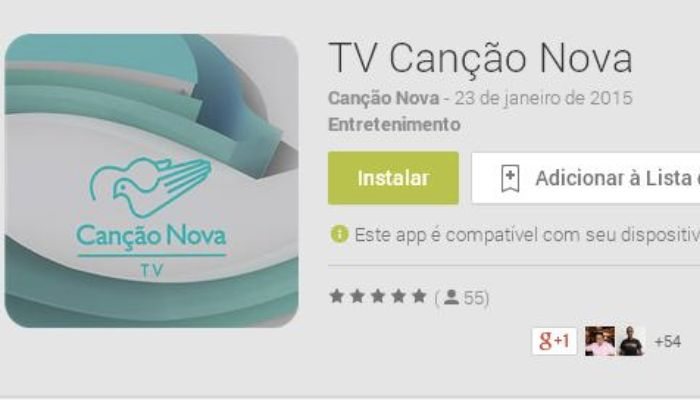 Aplicativo Tv Canção Nova